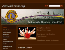 Tablet Screenshot of jaxbeachlions.org